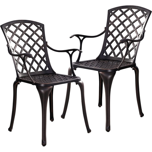 Astoria Grand Cliffton Patio Dining Armchair Wayfair